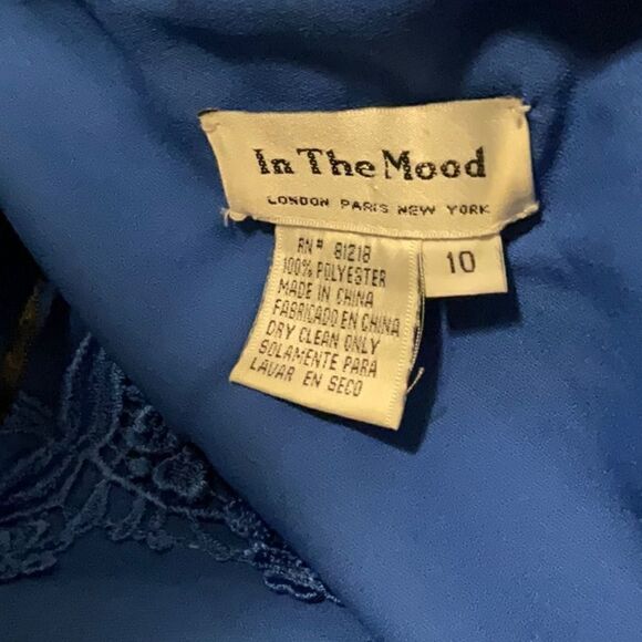 Take 50% OFF- In The Mood Blue Women's Jacket, Size-10 - Picture 6 of 6